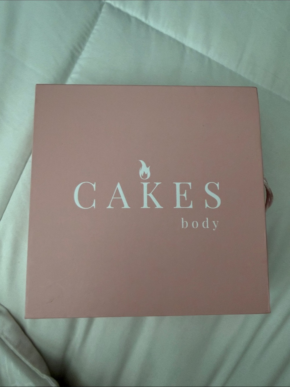 Cake Pink Branded Drawstring Gift Pouch